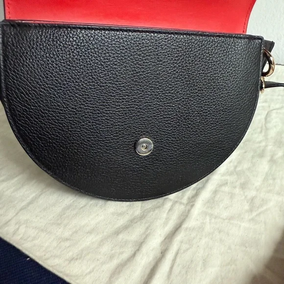 CHRISTIAN LOUBOUTIN By My Side Black Leather Shouder Bag - Picture 3 of 16